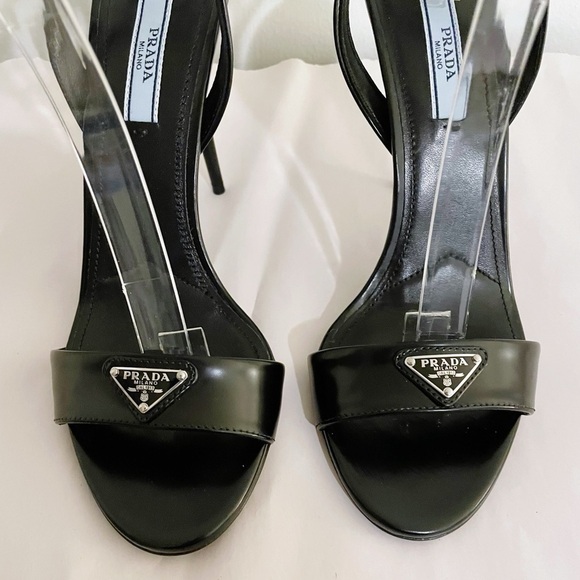 Prada Modellerie Calfskin Ankle Strap Heels - Picture 8 of 14
